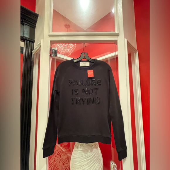 * NWT Authentic Drape & Bow Sweatshirt - Picture 2 of 6